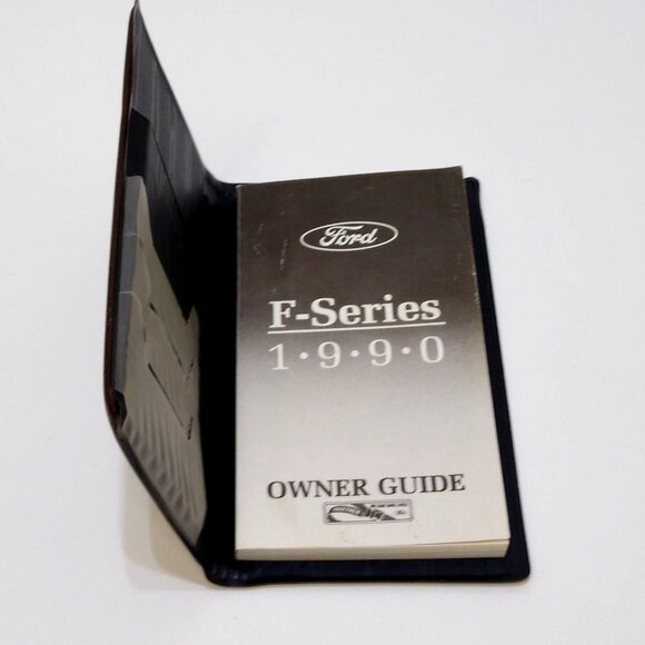 1990 Ford F-Series Owners Guide & Unused Manual Cover Card Document Carrier EUC - Picture 7 of 7
